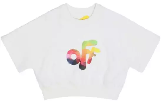Детская футболка Off-White, белый