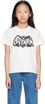 Детская футболка Off-White с принтом логотипа Бэтмена Moncler Enfant