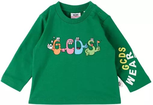 Детская футболка Off-White с рисунком GCDS Kids