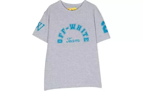 Детская футболка Off-White, серый