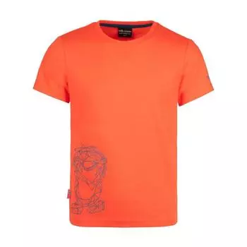 Детская футболка Oppland красная/петроль TROLLKIDS, цвет rot