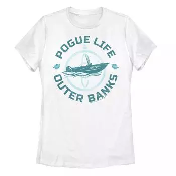Детская футболка Outer Banks Pogue Life синего цвета с портретом Licensed Character