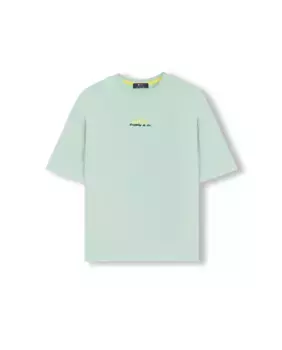 Детская футболка оверсайз с принтом и короткими рукавами elPulpo, бирюзовый