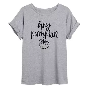 Детская футболка оверсайз с рисунком Hey Pumpkin Licensed Character