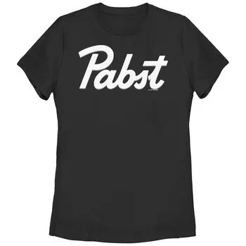 Детская футболка Pabst с синей лентой и белым шрифтом с надписью и графическим рисунком Licensed Character