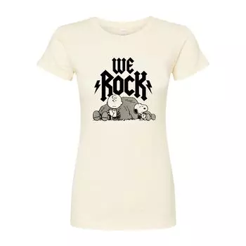 Детская футболка Peanuts Charlie Brown & Snoopy We Rock с графическим рисунком Licensed Character