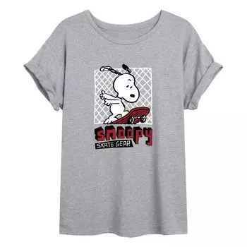 Детская футболка Peanuts Skate Gear с завернутыми манжетами и рисунком Licensed Character