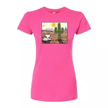 Детская футболка Peanuts Snoopy In Desert с графическим рисунком Licensed Character, розовый