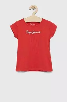 Детская футболка Pepe Jeans, красный