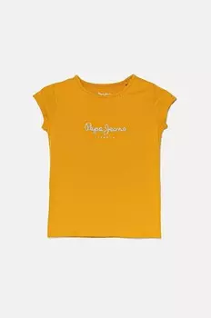 Детская футболка Pepe Jeans, оранжевый