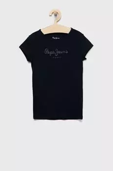 Детская футболка Pepe Jeans, темно-синий
