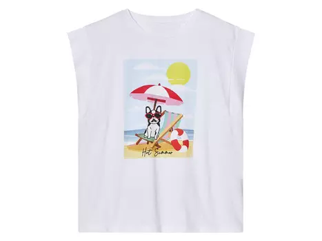 Детская футболка Peperts! из чистого хлопка, белый