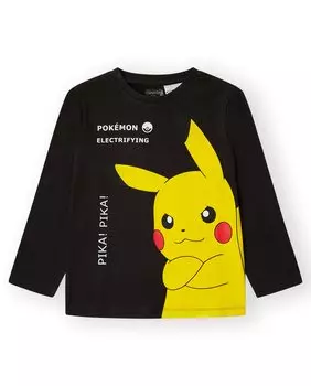 Детская футболка "Пикачу" дизайн 100% хлопок Canada House, темно-серый