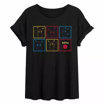 Детская футболка Pokmon Pikachu Boxes Flowy Tee Licensed Character