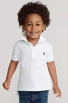Детская футболка-поло 110-128 см Polo Ralph Lauren, белый