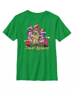 Детская футболка Power Rangers Santa Rangers Ho Ho для мальчика Hasbro