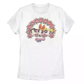 Детская футболка Powerpuff Girls Poinsettia с графическим рисунком Arc Arc Licensed Character