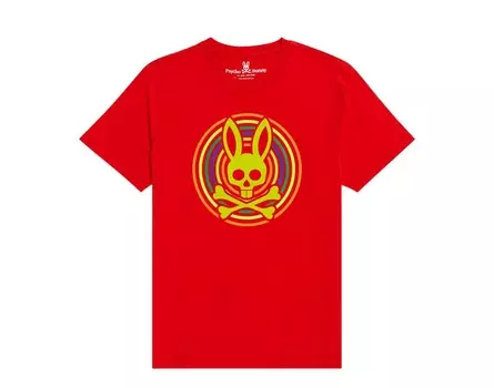 Детская футболка Psycho Bunny Andrew Red Spice B0U241S1PC-RES, красный