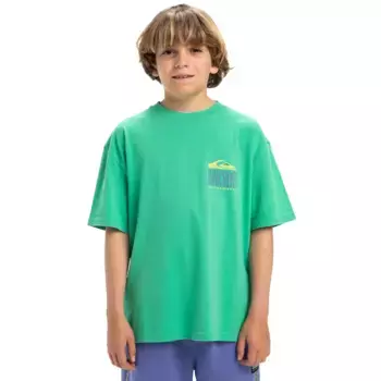 Детская футболка Quiksilver Gh Qs World Force, зеленый