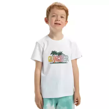 Детская футболка Quiksilver Sunny Palms, белый