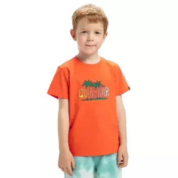 Детская футболка Quiksilver Sunny Palms, оранжевый