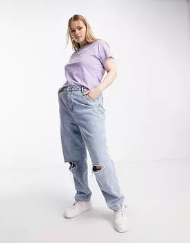 Детская футболка реглан Tammy Girl Plus с блестящим изображением dump them