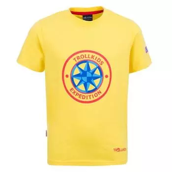 Детская футболка Роза Ветров Т Желтая TROLLKIDS, цвет gelb