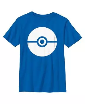 Детская футболка с большим покемоном для мальчиков с изображением покемонов Nintendo, синий