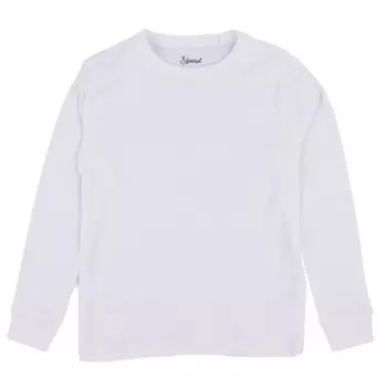 Детская футболка с длинным рукавом, белый