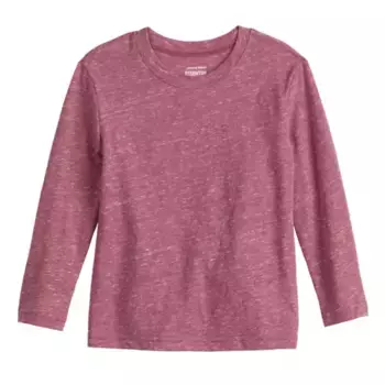 Детская футболка с длинным рукавом Essential Texture для мальчиков Jumping Beans, цвет maroon