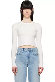 Детская футболка с длинным рукавом Slvrlake, белый