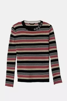 Детская футболка с длинными рукавами Guess, оранжевый