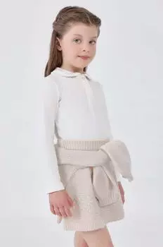 Детская футболка с длинными рукавами Mayoral, серебро