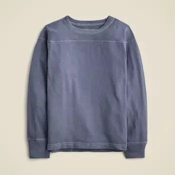 Детская футболка с длинными рукавами окрашенная в готовом виде в винтажном стиле J.Crew, черный