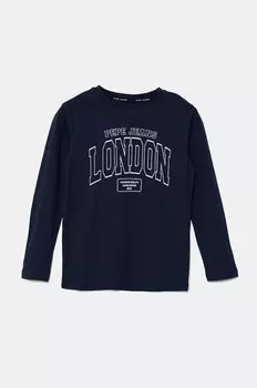 Детская футболка с длинными рукавами Pepe Jeans BALEY LS, темно-синий