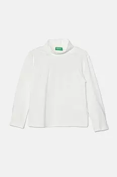 Детская футболка с длинными рукавами United Colors of Benetton, белый