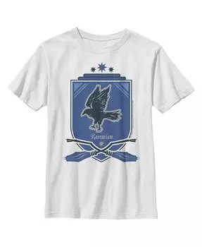 Детская футболка с гербом команды Гарри Поттер и квиддич для мальчиков Равенкло Warner Bros., белый