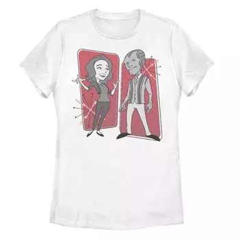 Детская футболка с героями мультфильмов Marvel WandaVision Wanda & Vision 50-х годов Licensed Character