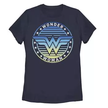 Детская футболка с градиентным логотипом DC Comics Wonder Woman и графическим рисунком Licensed Character