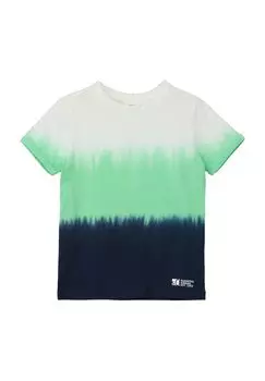 Детская футболка с градиентом Dip Dye s.Oliver, синий