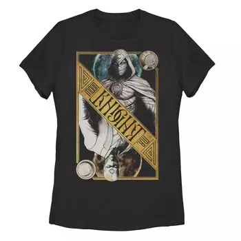 Детская футболка с графическим изображением Marvel Moon Knight и двумя карточками Licensed Character
