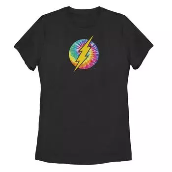 Детская футболка с графическим логотипом DC Comics Flash Tie Dye Licensed Character