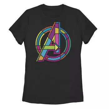 Детская футболка с графическим логотипом и логотипом в стиле комиксов Marvel Avengers в стиле поп-арт Licensed Character