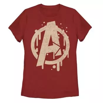 Детская футболка с графическим логотипом Marvel Avengers Paint Drip Licensed Character