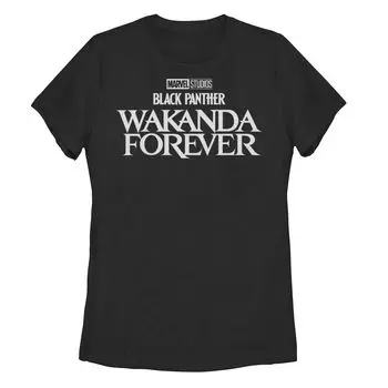 Детская футболка с графическим логотипом Marvel Black Panther: Wakanda Forever White Movie Licensed Character