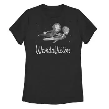 Детская футболка с графическим логотипом Marvel WandaVision Flying Stars Licensed Character