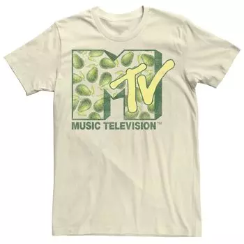 Детская футболка с графическим принтом MTV Avocado и логотипом MTV Licensed Character