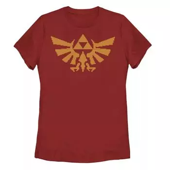 Детская футболка с графическим принтом Zelda Triforce Hyrule Crest Licensed Character