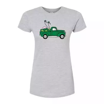 Детская футболка с графическим рисунком Flamingo Irish Truck ко Дню Святого Патрика Licensed Character