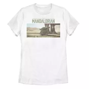 Детская футболка с графическим рисунком и логотипом Star Wars: The Mandalorian The Child Licensed Character, белый